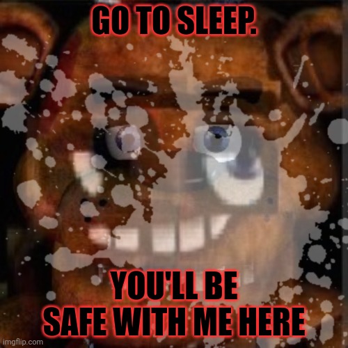 Freddy Fazbear Bedspread Meme