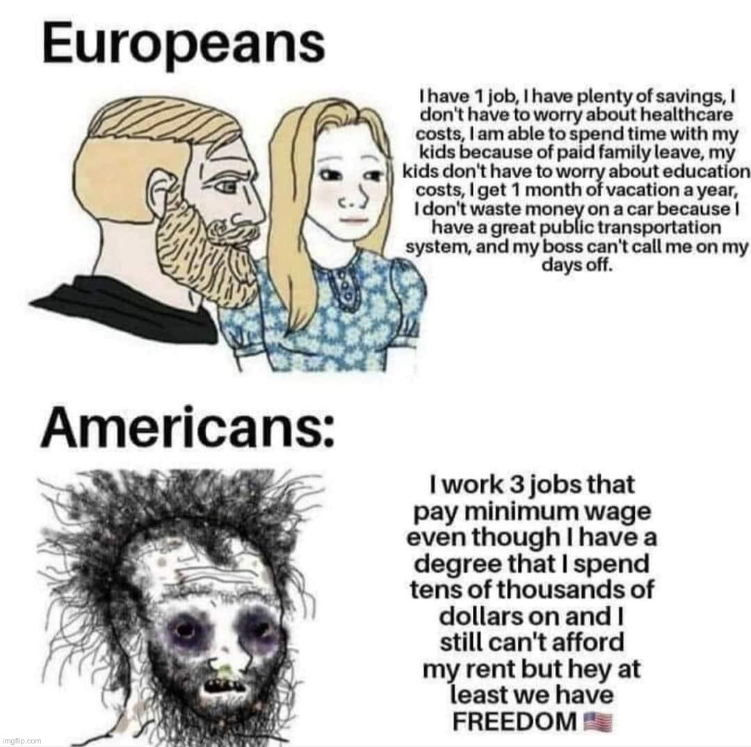Europeans vs. America Imgflip