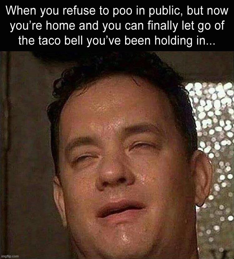 Image tagged in pooping,taco bell Imgflip
