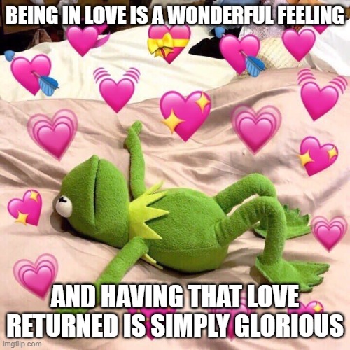 kermit in love Imgflip