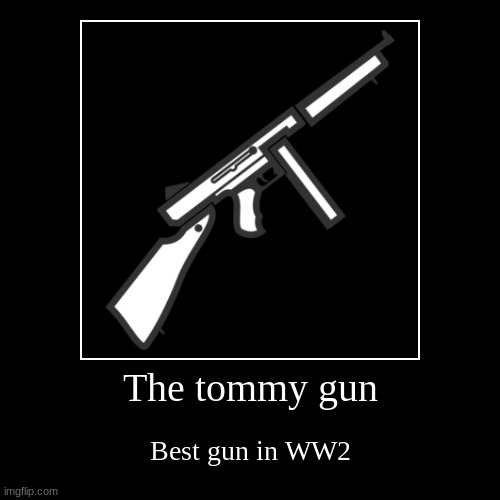The tommy gun Imgflip