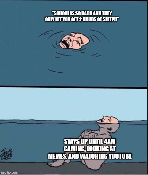 Crying Guy Drowning Imgflip