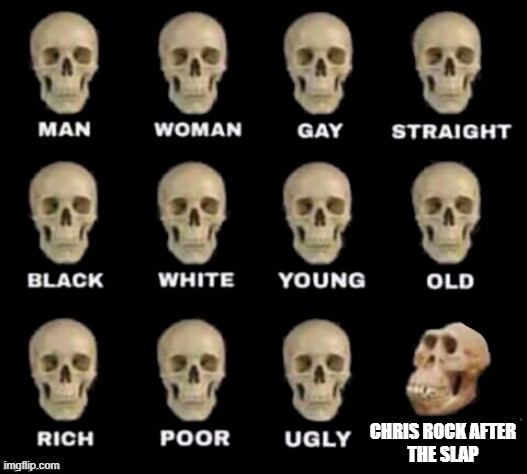 hehe chris rock's cheekbones rip Imgflip