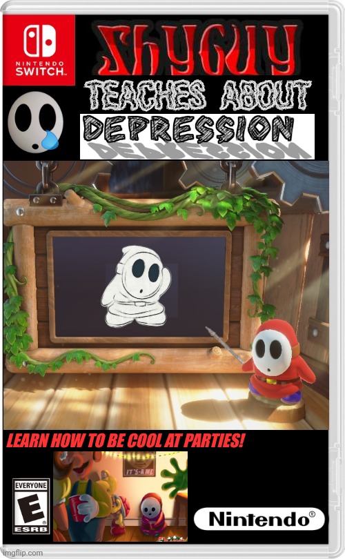 SHY GUY TEACHES ABOUT DEPRESSION Imgflip