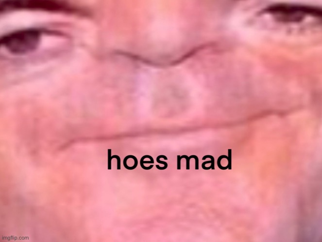 Image tagged in hoes mad Imgflip