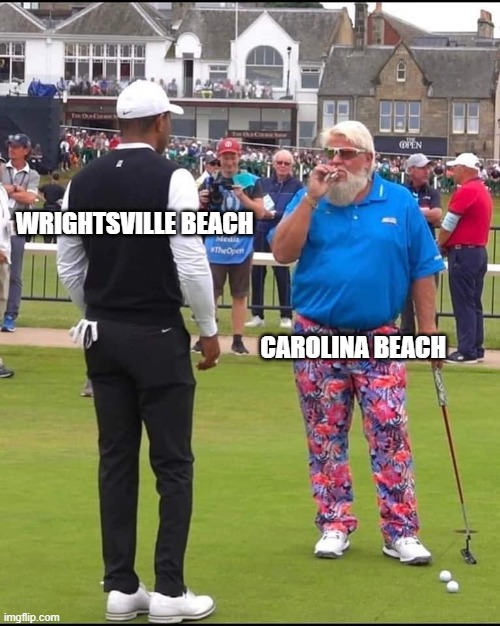 Carolina Beach vs Wrightsville Beach Imgflip