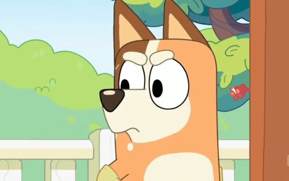 Bluey Chili Angry Blank Template Imgflip