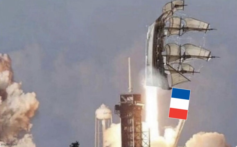 french rocket Blank Template Imgflip