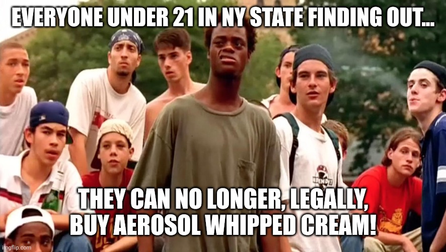NY Whipped Cream Law Imgflip