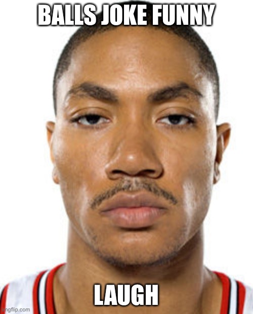 Derrick Rose Straight Face Imgflip