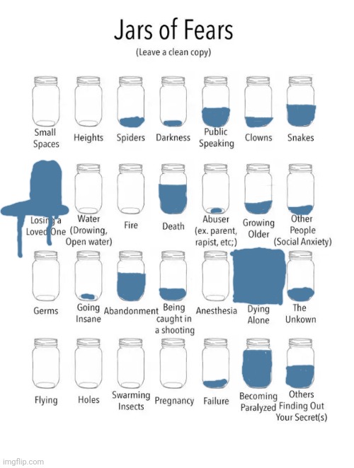 Jar of fears clear version Imgflip