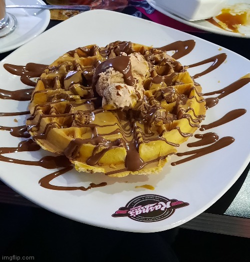 A tasty Reeses Waffle from Kaspas Imgflip