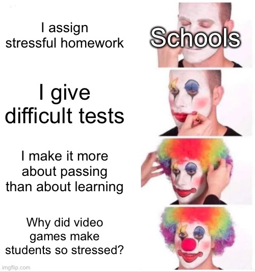 Clown Applying Makeup Meme Imgflip
