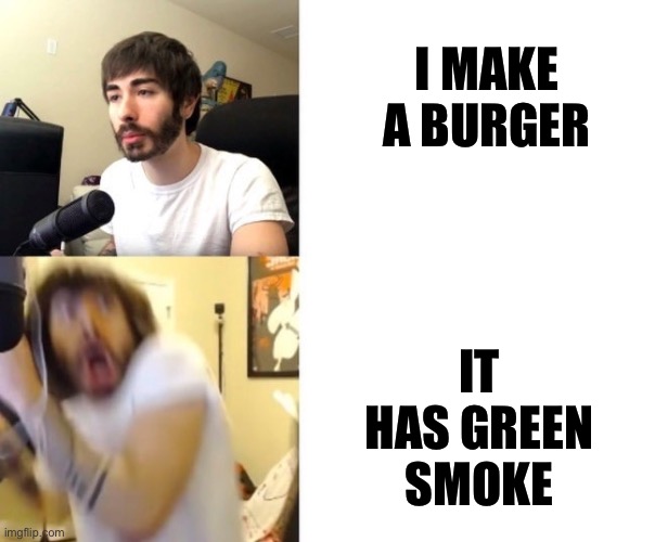 Crazy hamburger Imgflip