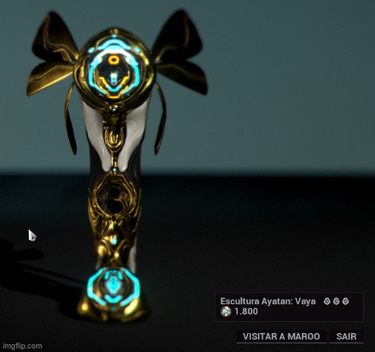 Visual error in Ayatan Sculpture (13/09) Art & Animation Warframe