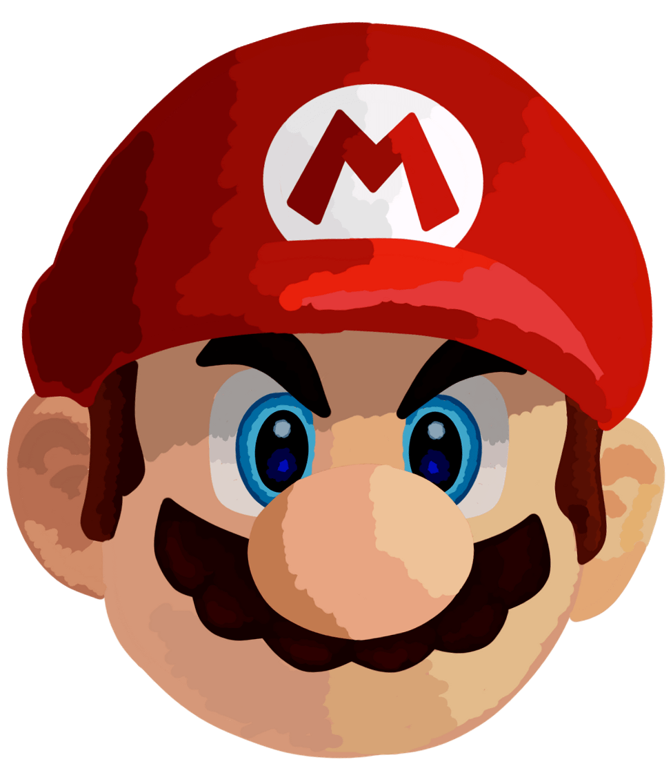 mario head Blank Template Imgflip
