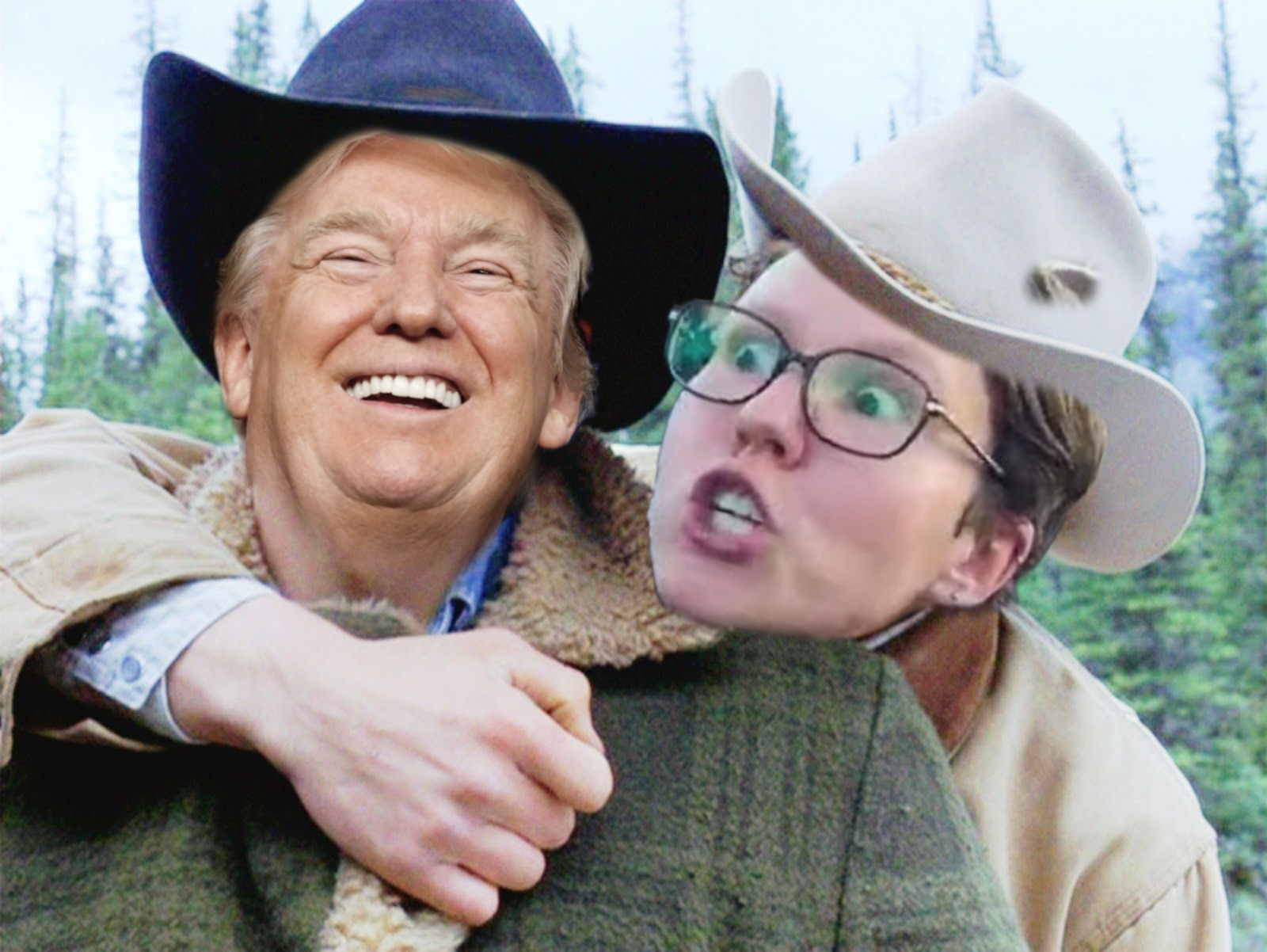 Trump Brokeback Mountain Blank Template Imgflip