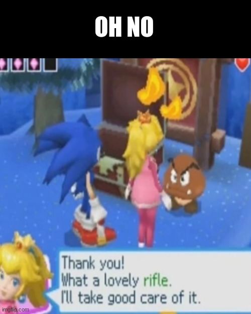 peach has had enough Imgflip