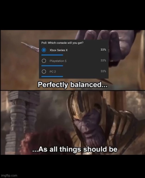 Balance has been restored Imgflip