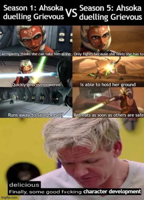 Image tagged in ahsoka,chef gordon ramsay Imgflip