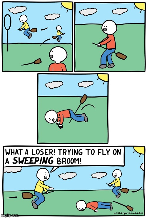 The sweeping broom Imgflip