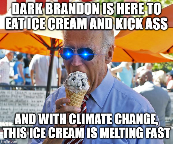 Joe Biden eating ice cream Imgflip
