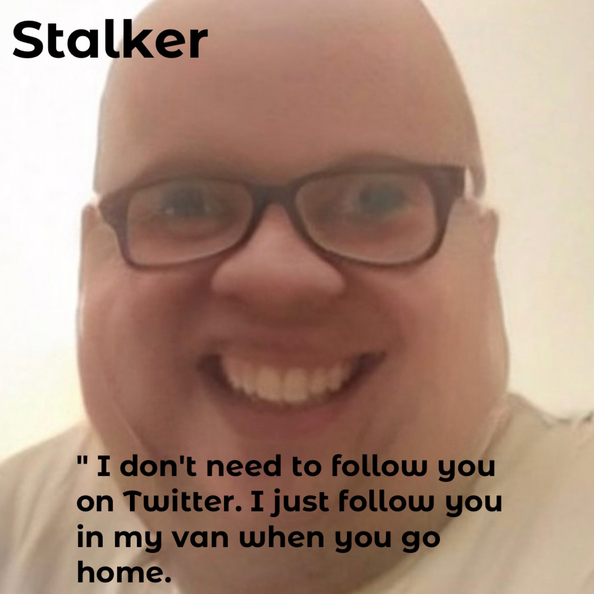 Creepy guy Blank Template Imgflip