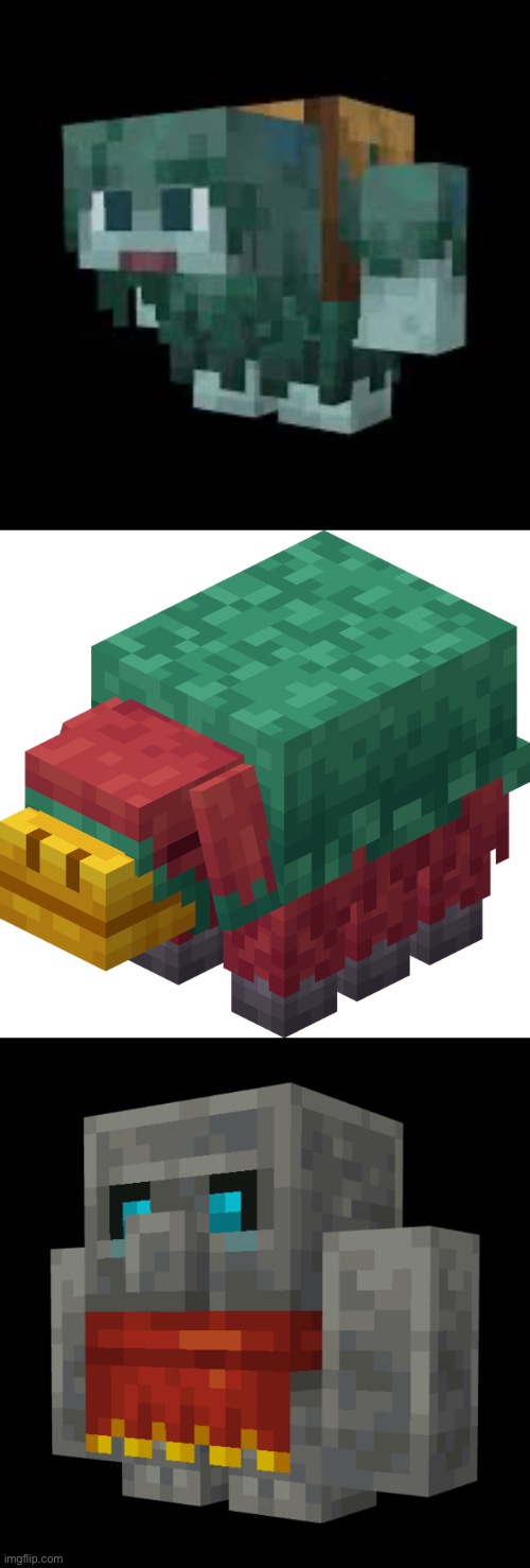 Image tagged in minecraft rascal,minecraft sniffer,tuff golem Imgflip