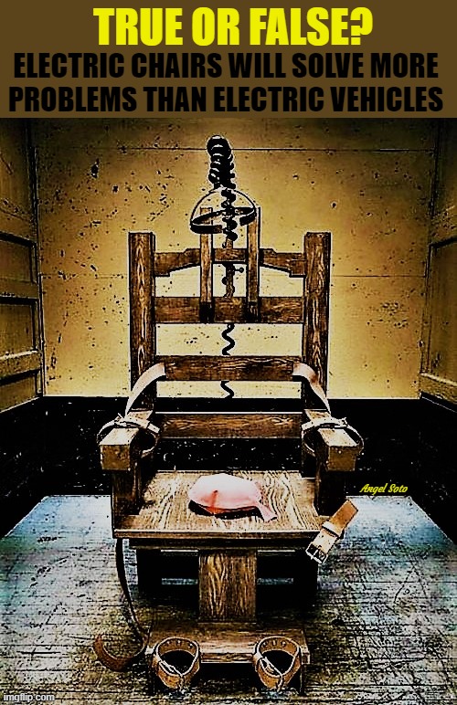 the electric chair Imgflip