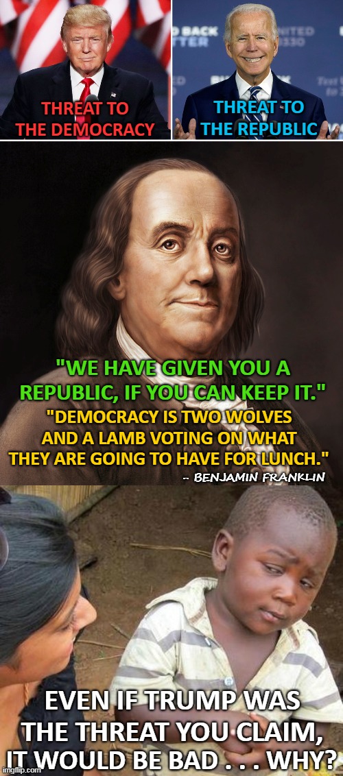 Democracy isn't what they say it is... Imgflip