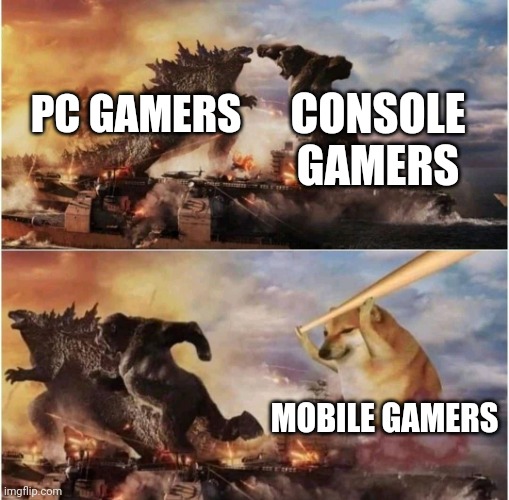 The gamer war Imgflip