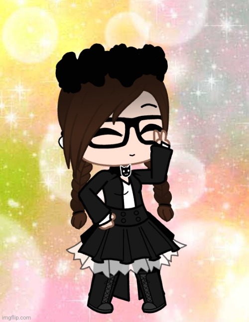 Gacha Version of my Halloween Costume, its Jack from "Nightmare before