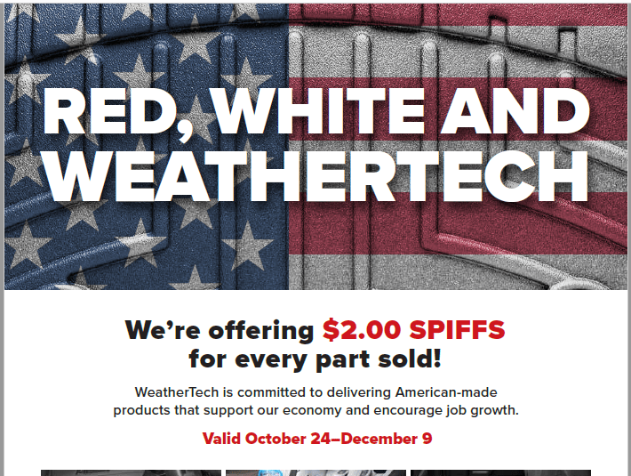 Red, White and Weathertech 2.00 Spiff Memes Imgflip