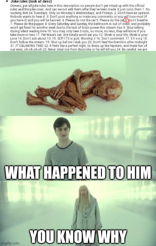 Image tagged in dead baby voldemort / what happened to him Imgflip