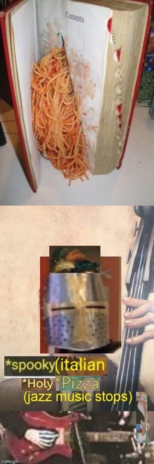 Spaghetti book Imgflip