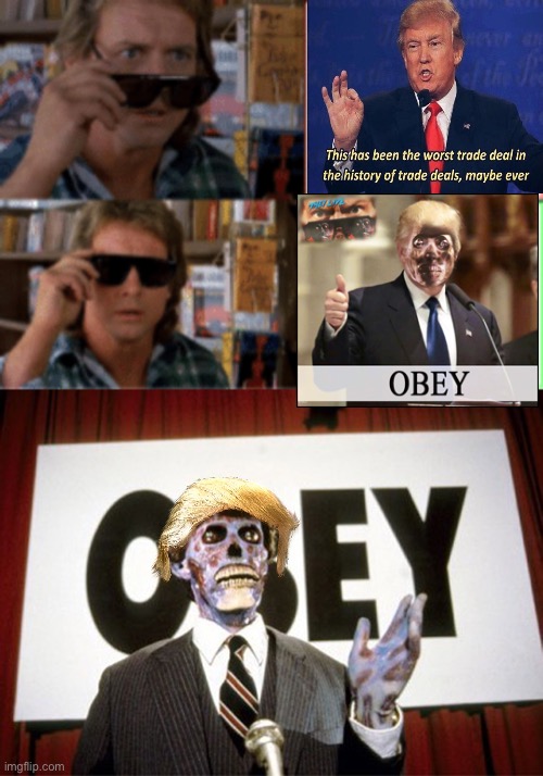 Image tagged in they live sunglasses,they live1 Imgflip