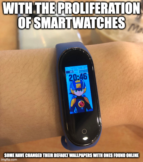 Battle Network Wallpaper on Smartwatch Imgflip