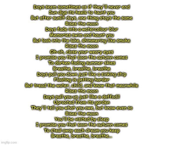 I love this song sm (rises the moon) Imgflip