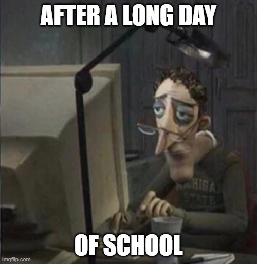 Depressed guy on chair Imgflip