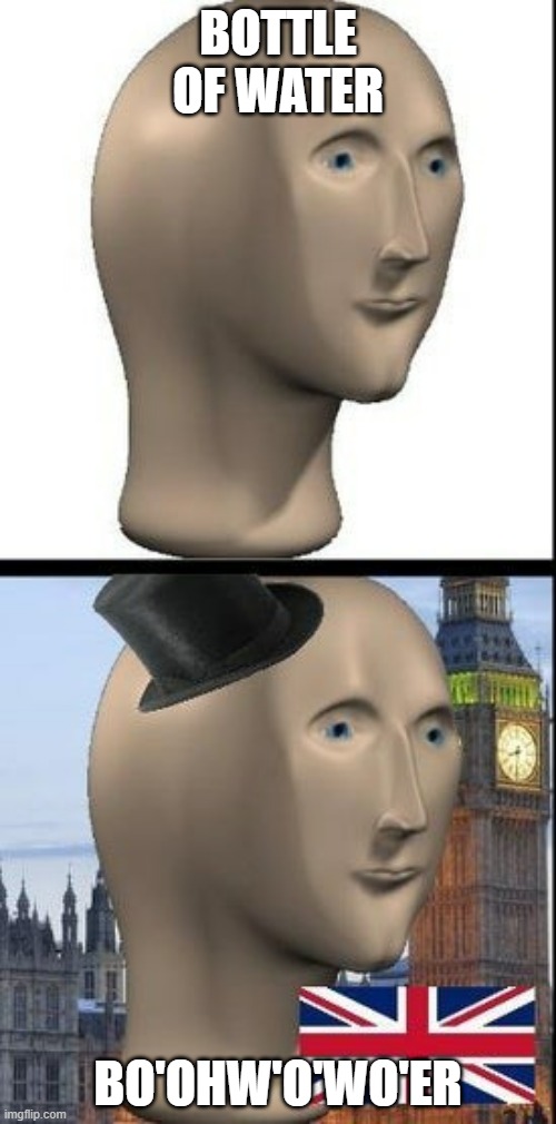 American VS British Imgflip