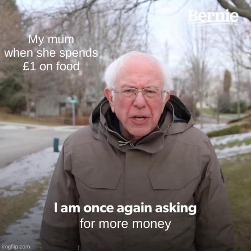 Bernie I Am Once Again Asking For Your Support Meme Imgflip