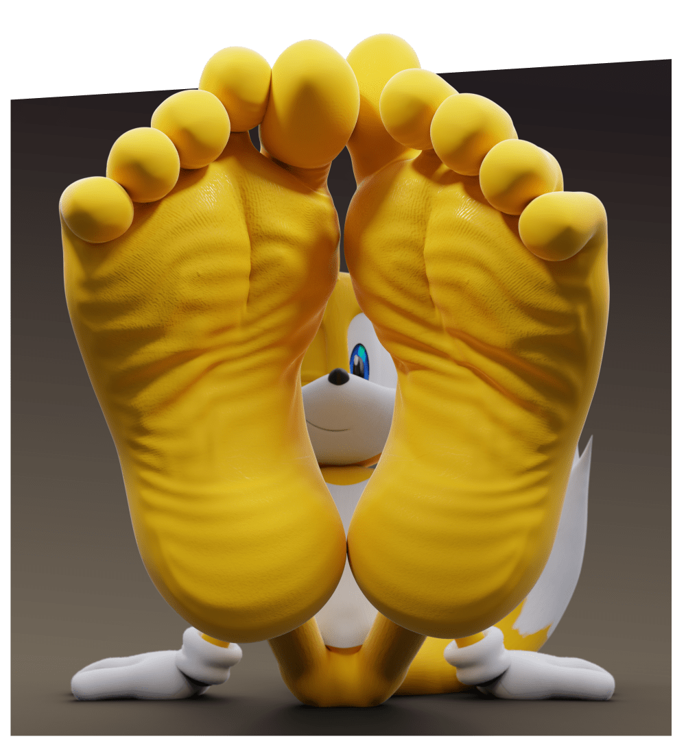 Tails Feet 3D Blank Template Imgflip