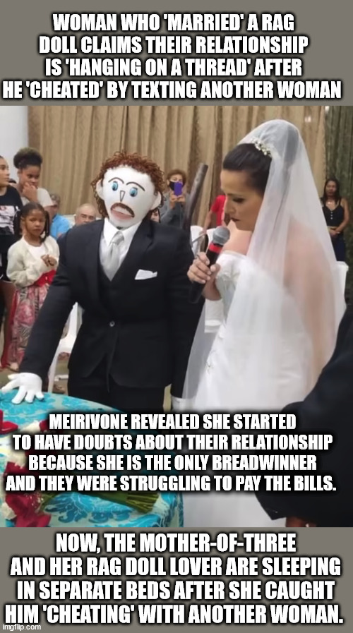 On top of everything...they have a child. Imgflip