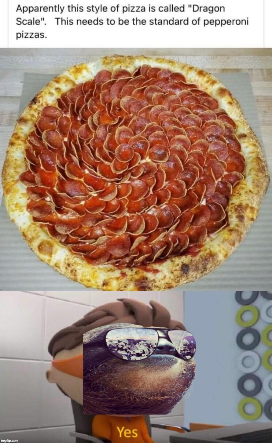 Average delicious pizza meme Imgflip