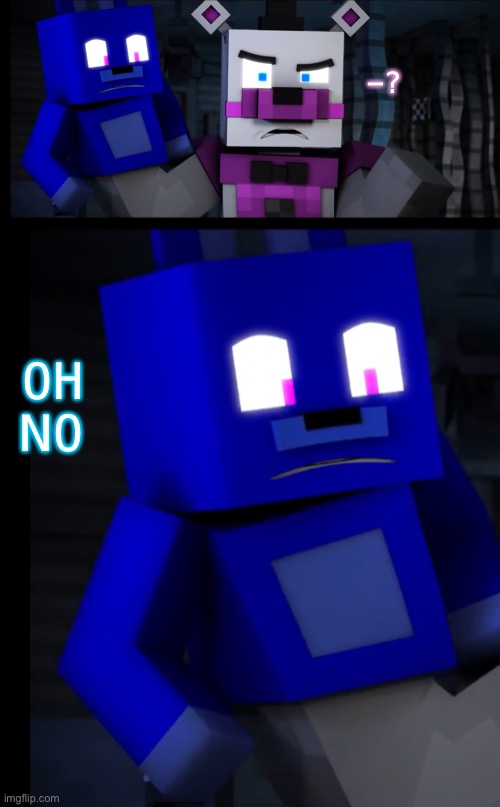 I paused the Minecraft “You can’t hide” at random times..here’s one