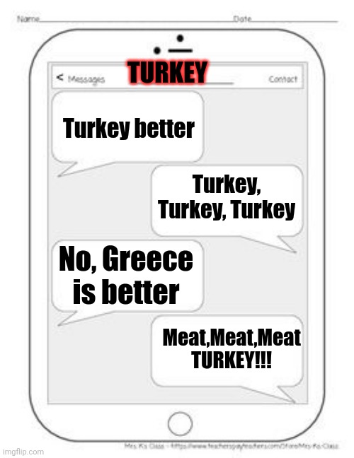 Turkey vs Greece in a nutshell Imgflip