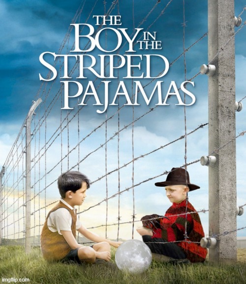 Image tagged in the boy in the striped pajamas,freddy krueger,a