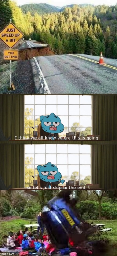 Image tagged in i think we all know where this is going,car crushing