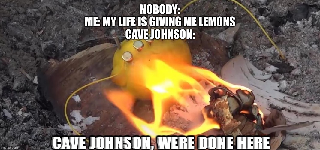 When life gives you lemons, burn them and dont make lemonade Imgflip