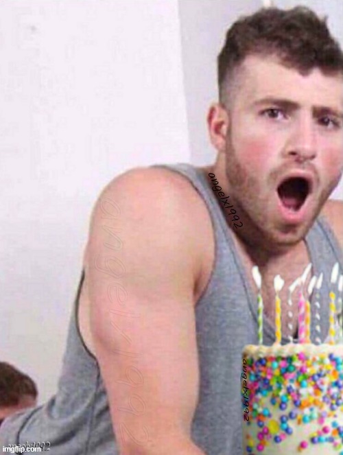 Image tagged in happy birthday,candles,cake,celebration,lgbtq,cakes